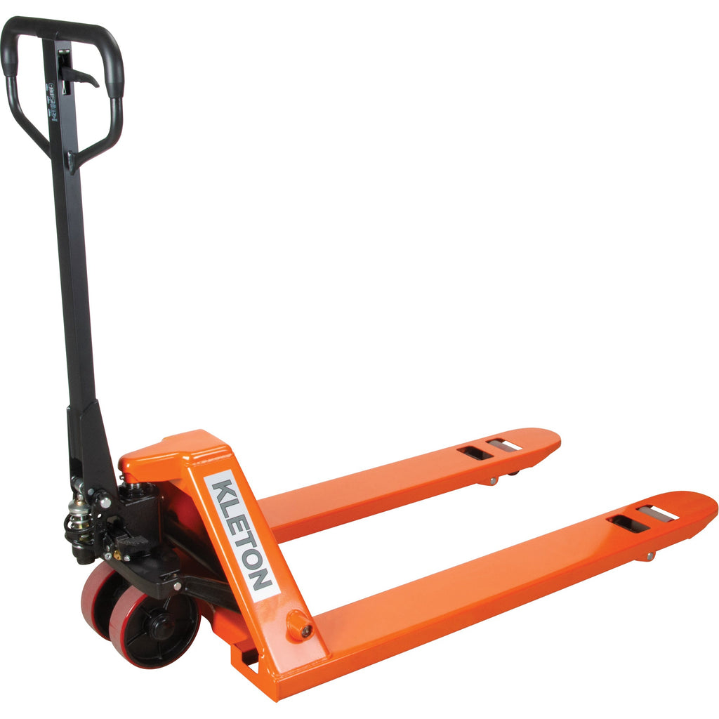 Quick-Lift Manual Pallet Truck, Steel, 48" L x 27" W, 5500 lbs. Capacity