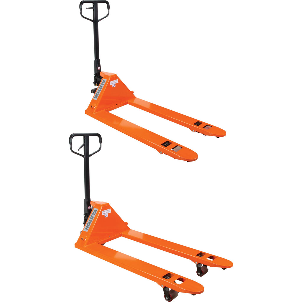 Quick-Lift Manual Pallet Truck, Steel, 48" L x 27" W, 5500 lbs. Capacity