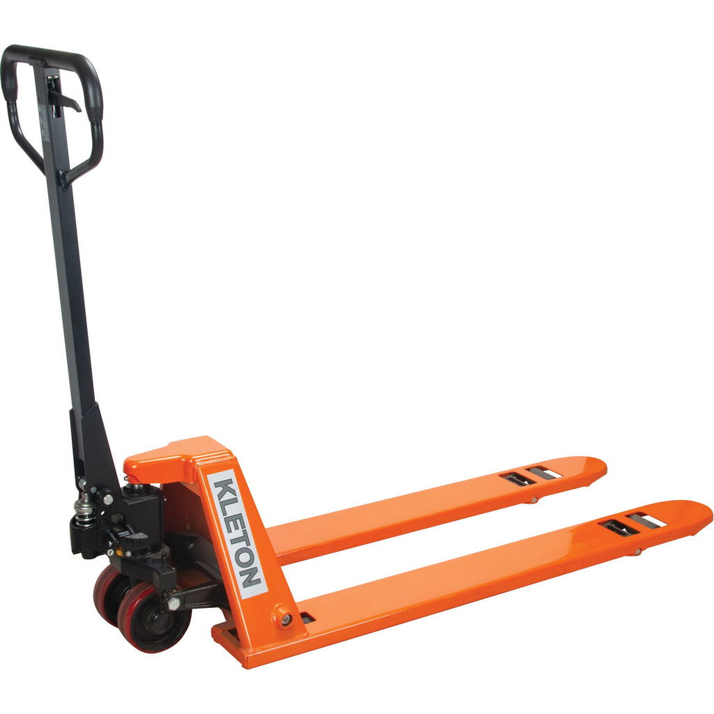 Low Profile Hydraulic Pallet Trucks, 48" L x 20.5" W, 3300 lbs. Cap.