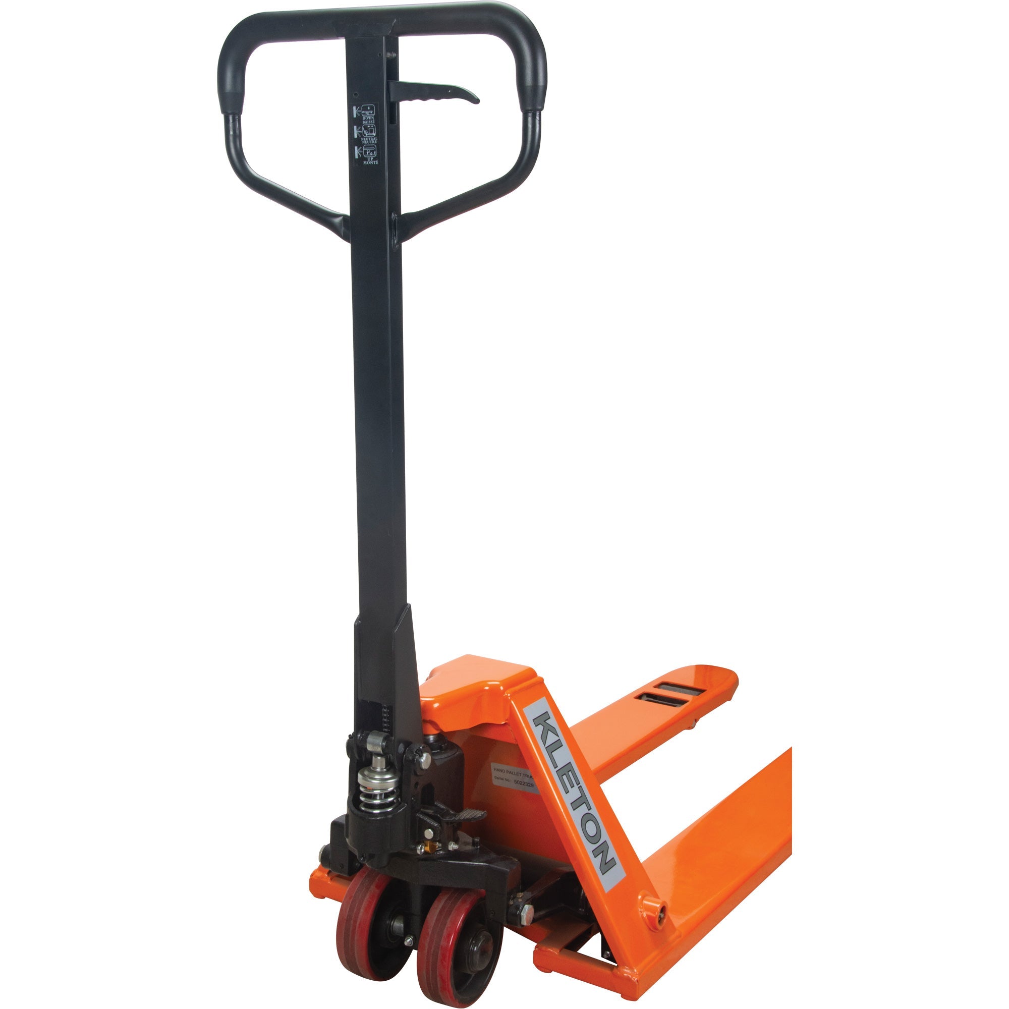 Low Profile Hydraulic Pallet Trucks, 48" L x 20.5" W, 3300 lbs. Cap.