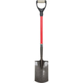 Heavy-Duty Shovels, Fibreglass, Carbon Steel Blade, D-Grip Handle, 30-1/2" Long