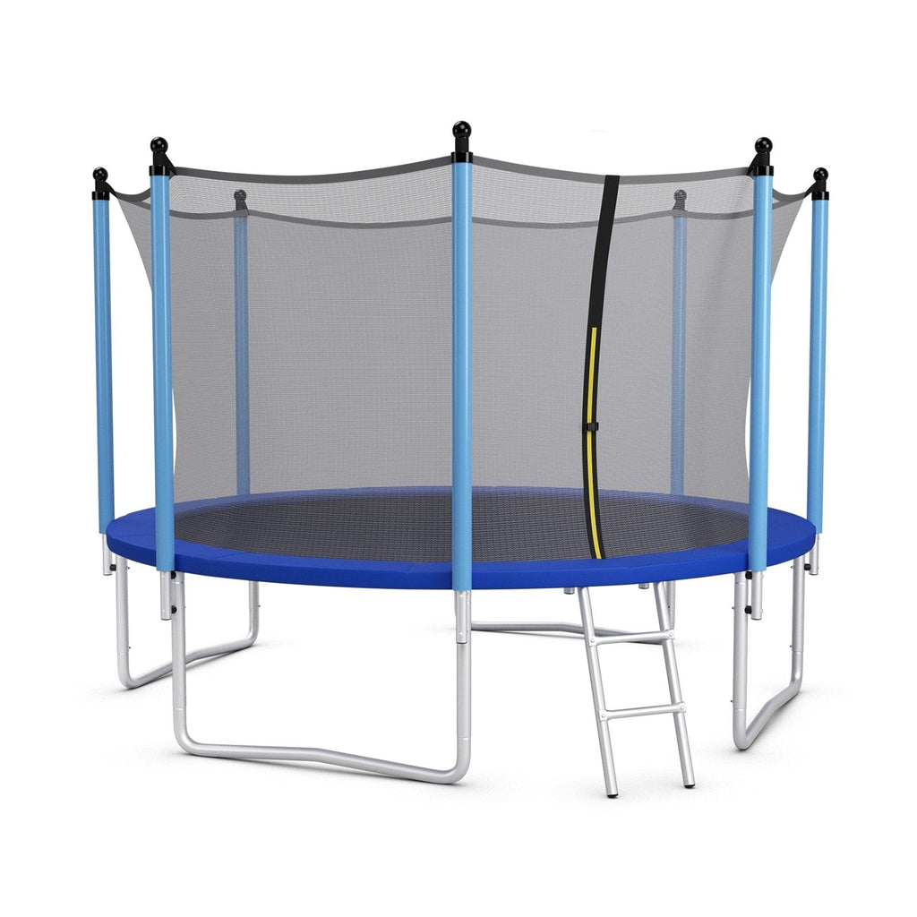 Outdoor Trampoline with Safety Closure Net-8 ft