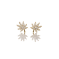 18K GOLD CANNABIS LEAF EARRING