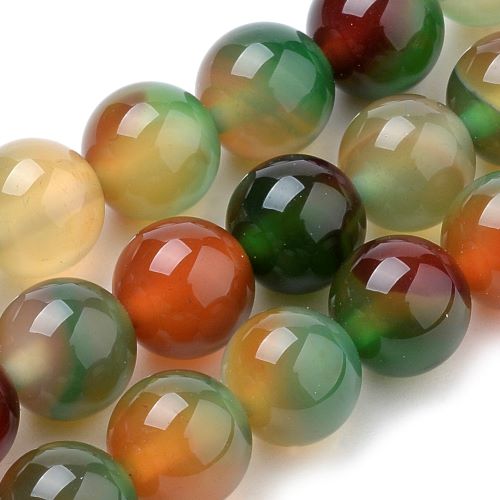 Peacock Agate Gemstone Bead