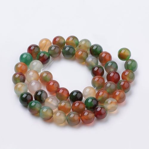 Peacock Agate Gemstone Bead