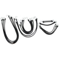 Rubber Tie Down Set, 9"
