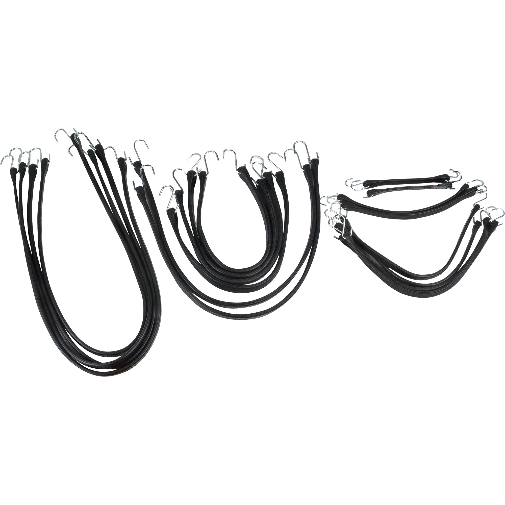 Rubber Tie Down Set, 9"