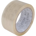Box Sealing Tape, Hot Melt Adhesive, 1.6 mils, 48 mm (2") x 132 m (432')
