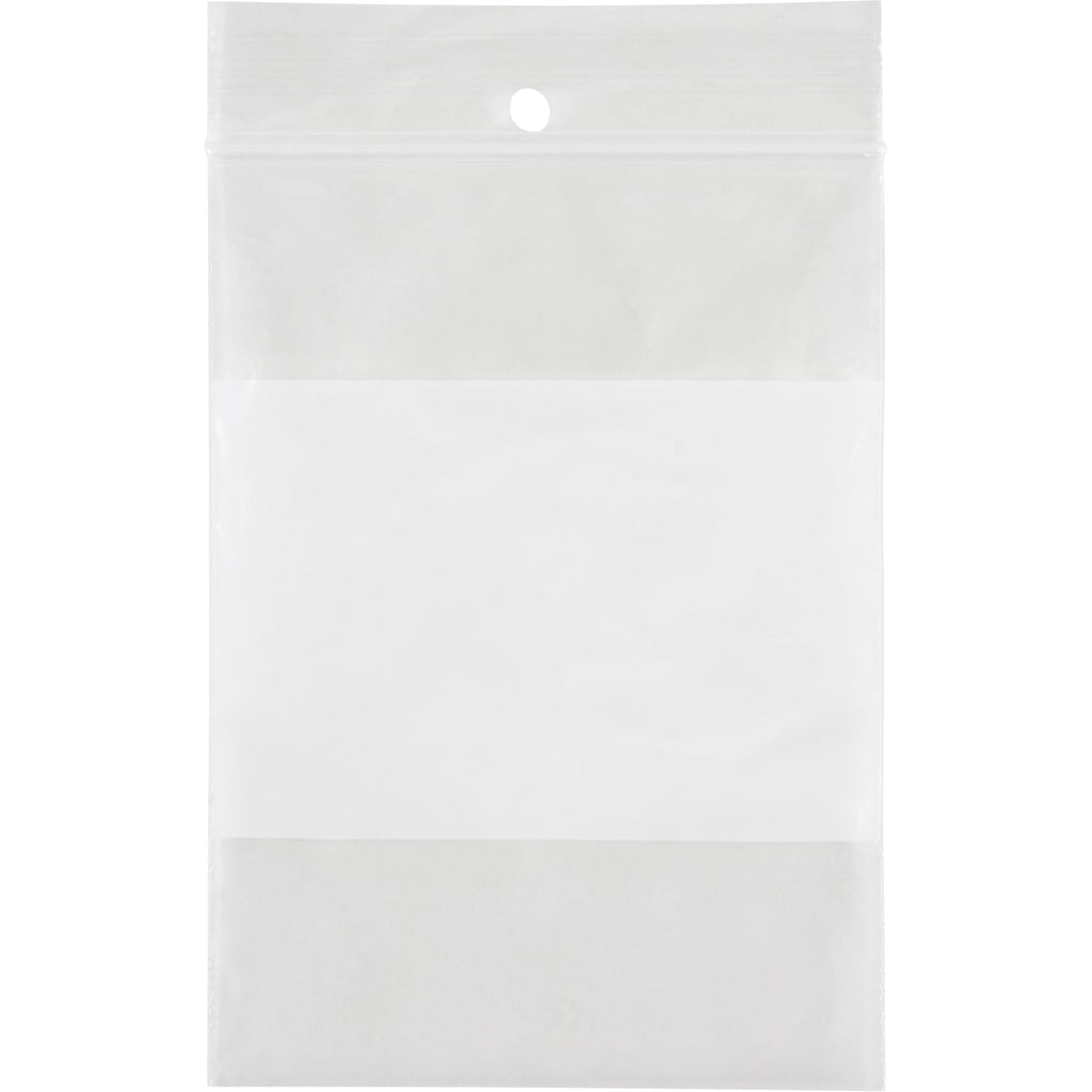 White Block Poly Bags