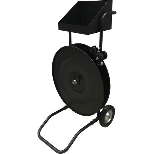 Strapping Dispenser, Polyester/Steel/Polypropylene Straps, 16"/8" Core Dia., 3"/8"/6" Roll Width