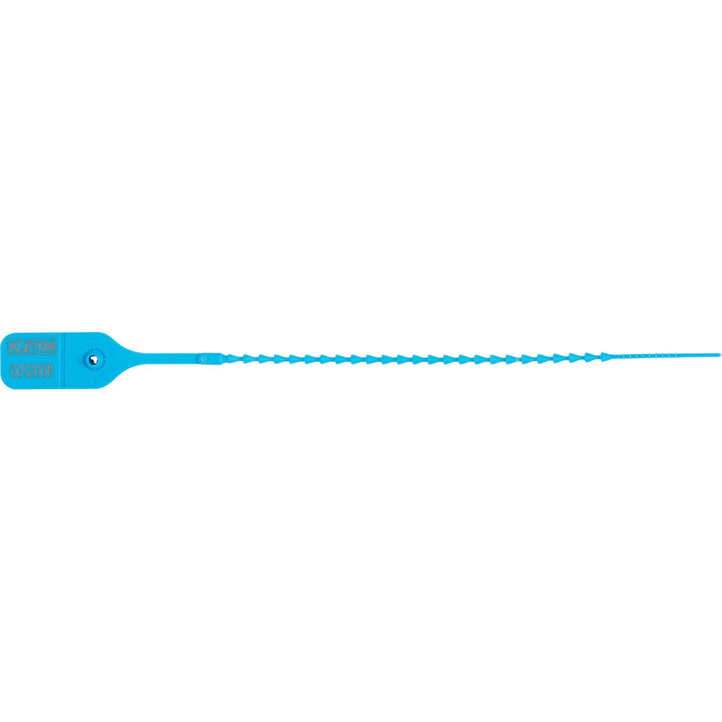 Standard-Duty Security Seal, 9", Plastic, Pull-Through