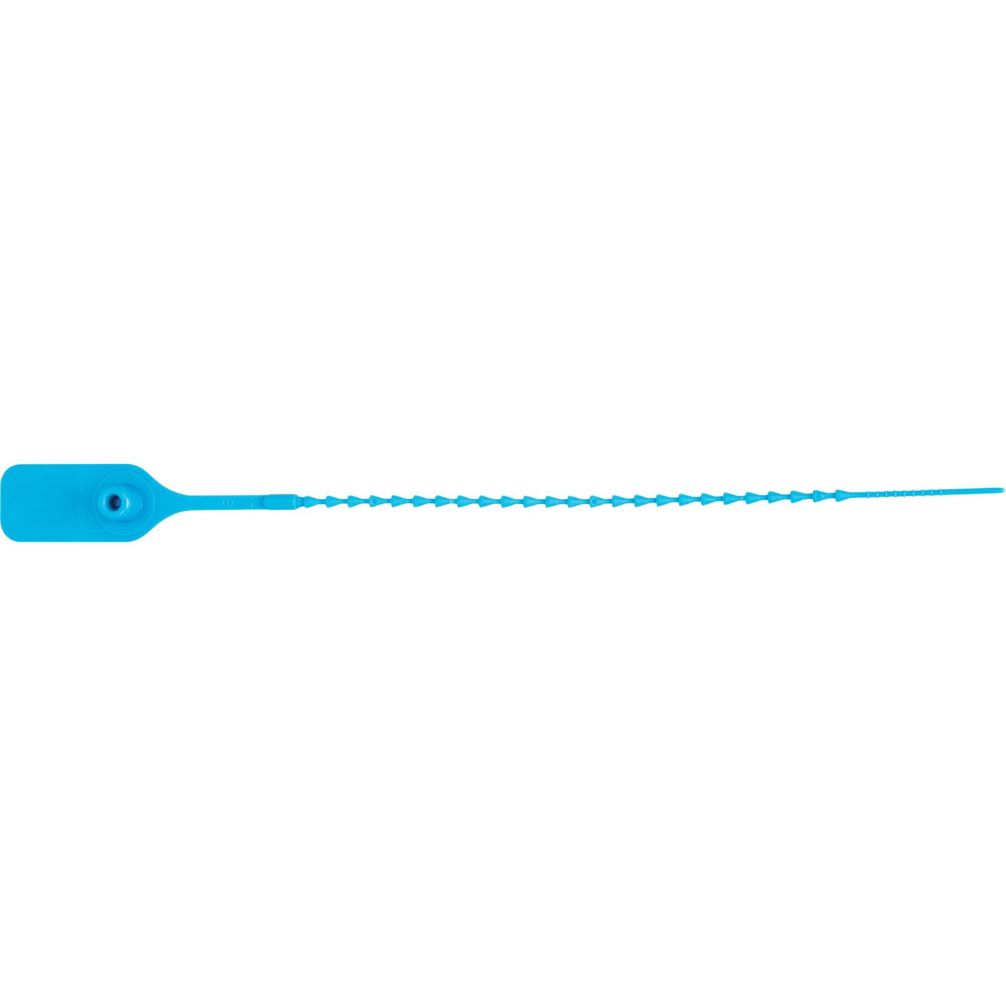 Standard-Duty Security Seal, 9", Plastic, Pull-Through