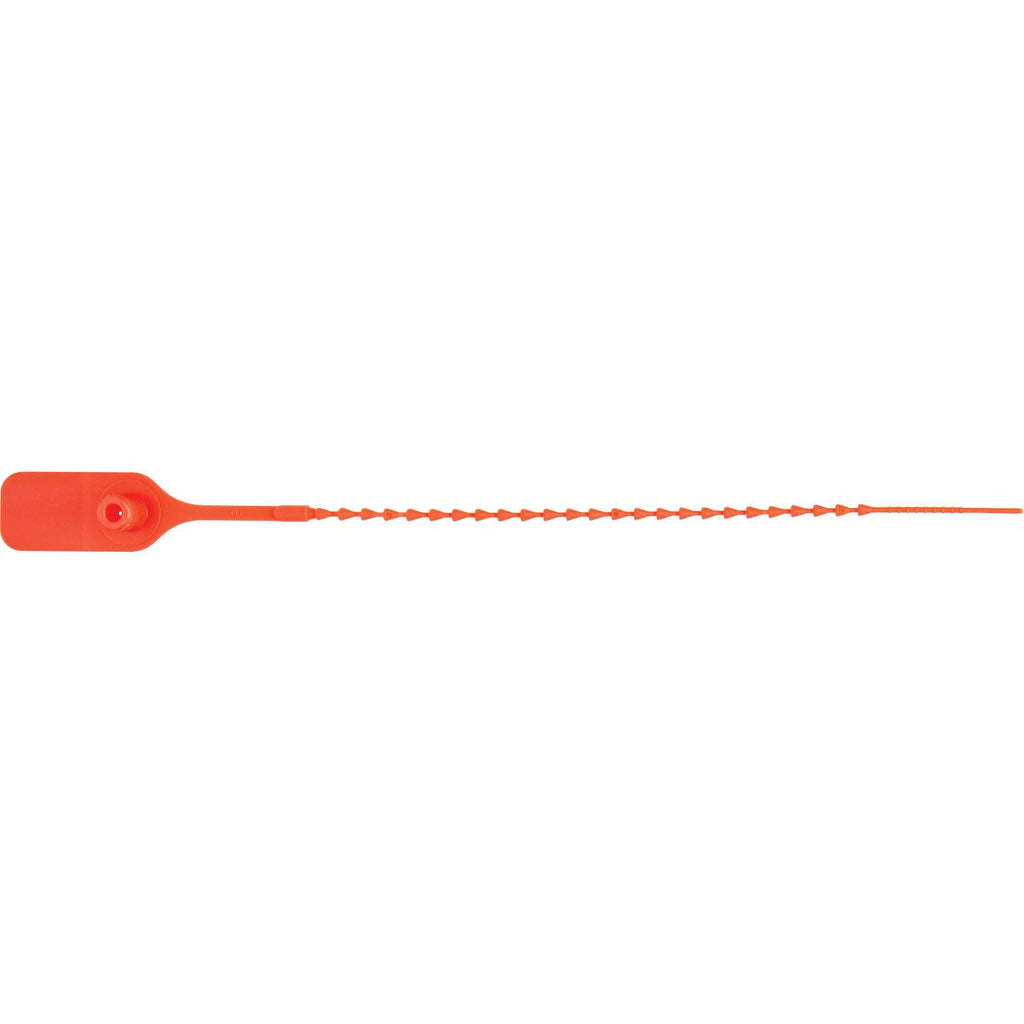 Standard-Duty Security Seal, 9", Plastic, Pull-Through