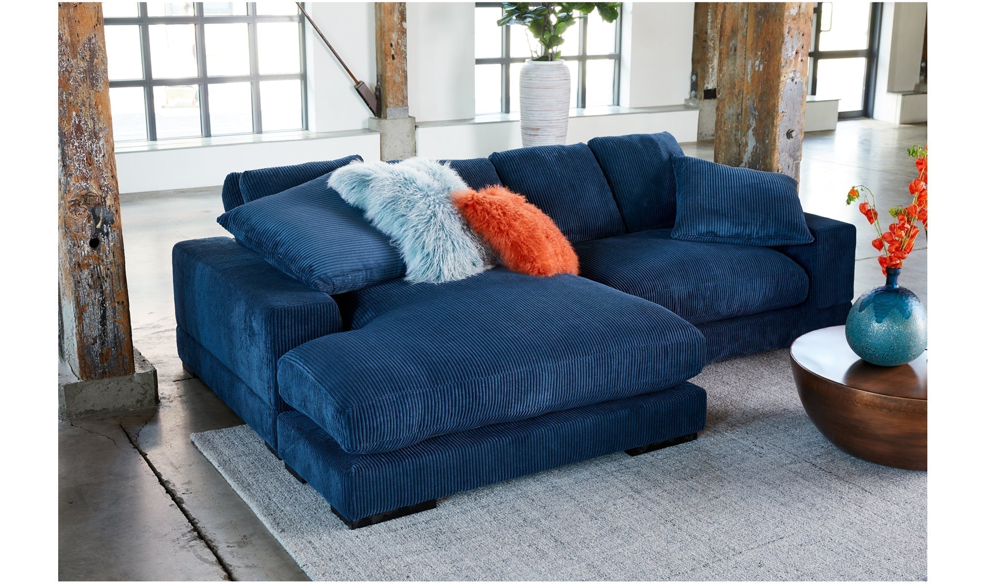 Preston Reversible-Chaise Sectional