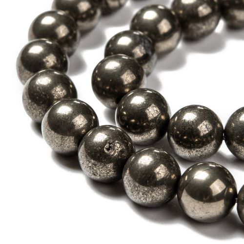 Pyrite Gemstone Beads