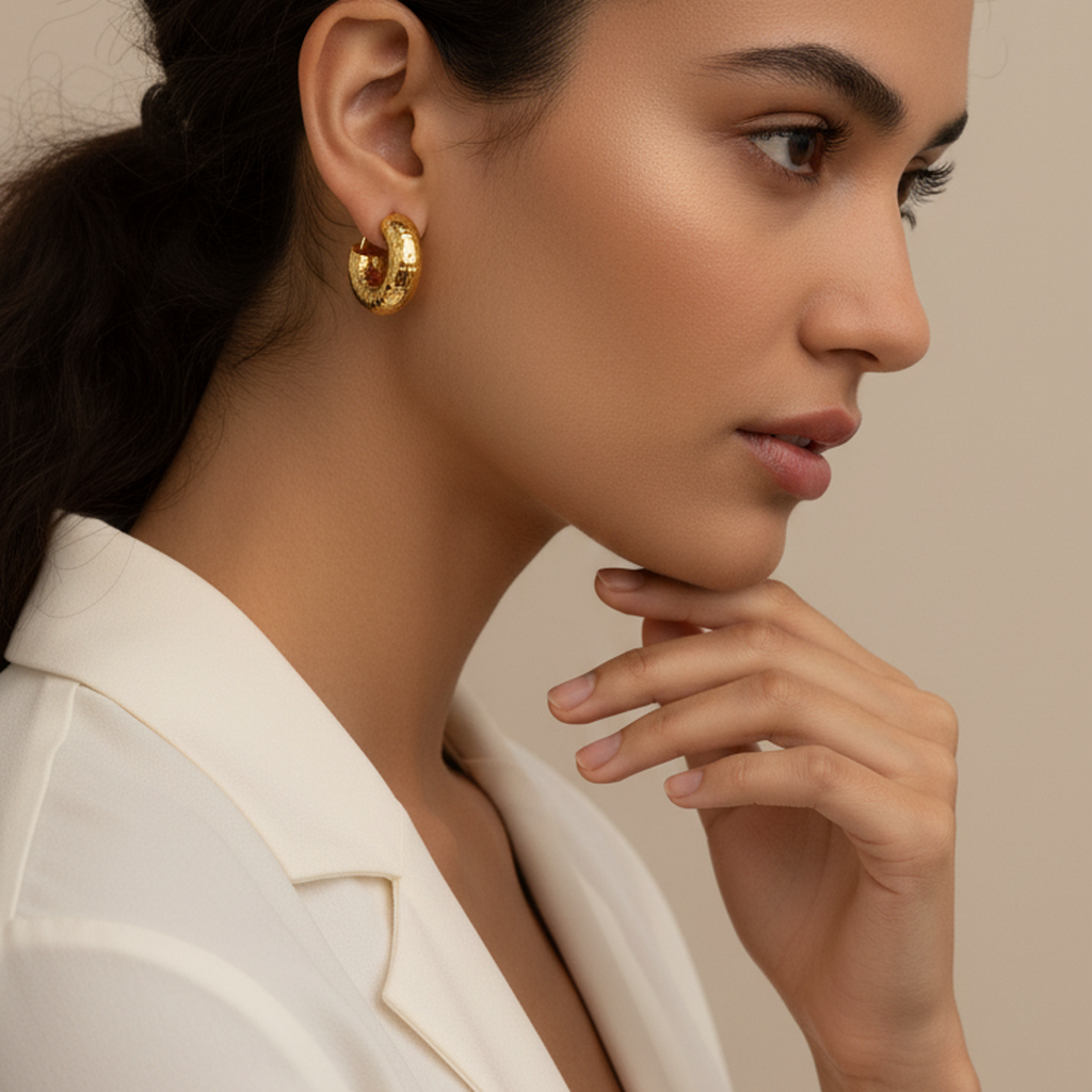 Textured C-Hoops