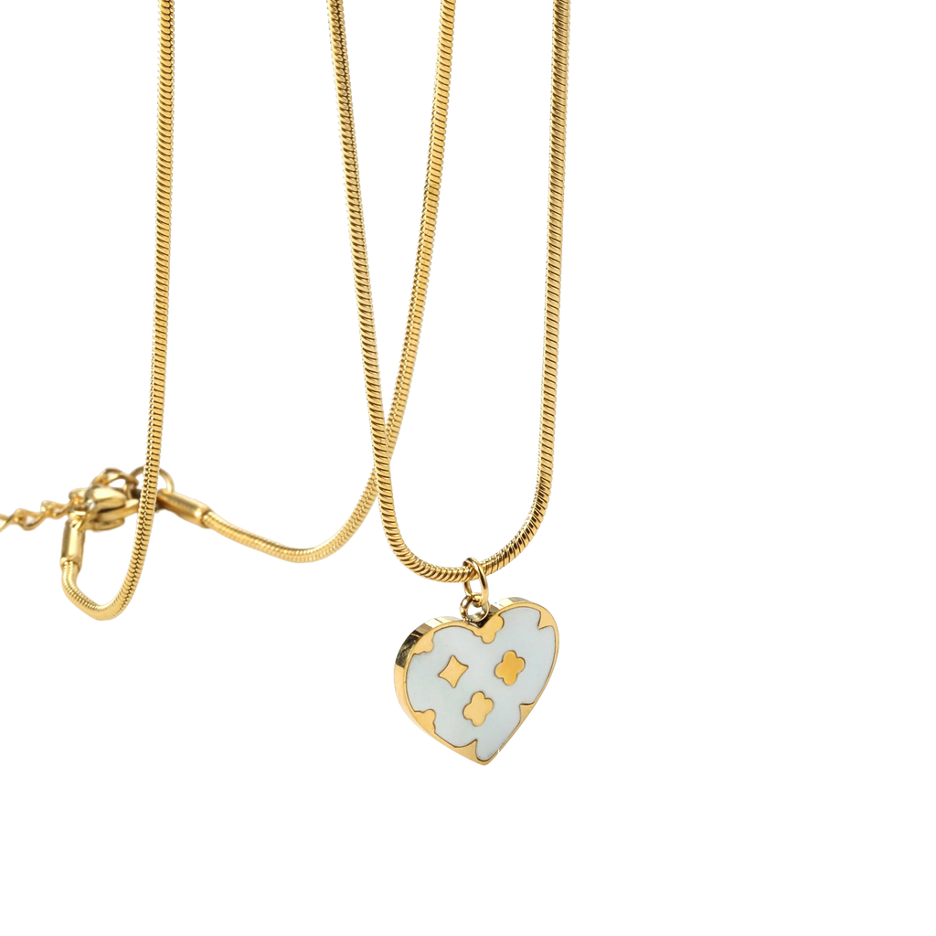 Lucky Heart Shell Pendant