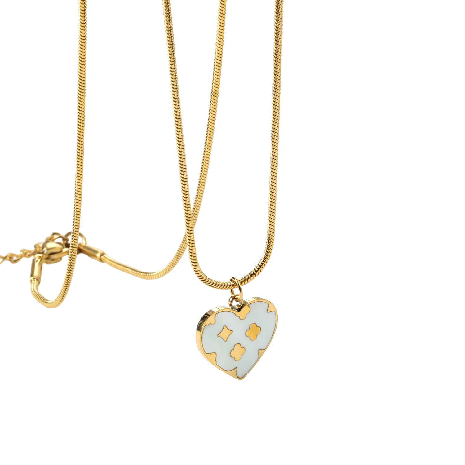 Lucky Heart Shell Pendant