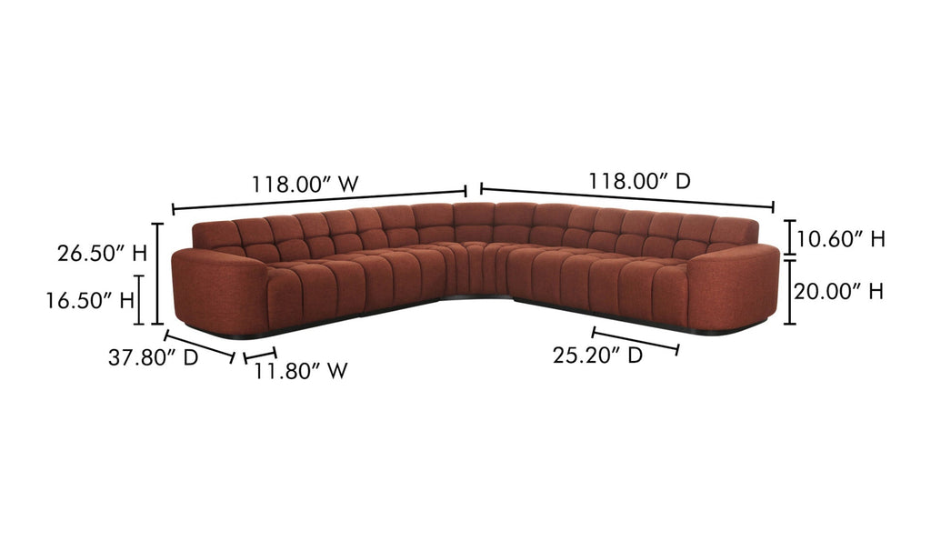 Riga L-Shaped Sectional