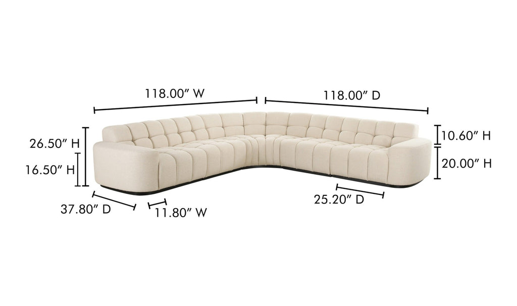 Riga L-Shaped Sectional
