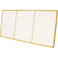 Pallet Back Rack Guards, 108" W x 48" H, 12" Brackets