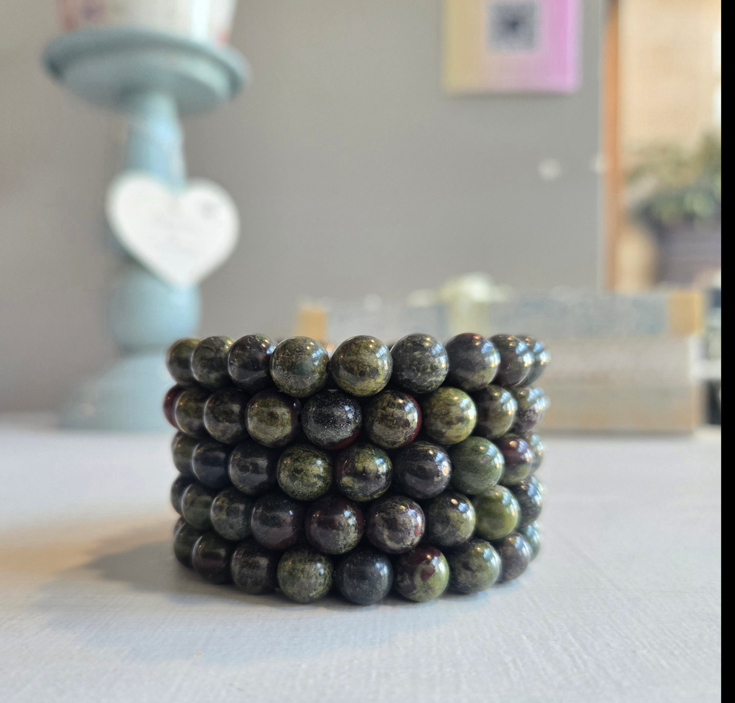 Dragons Blood Jasper Gemstone Bracelet