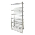 Slanted Wire Shelving Unit