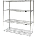 Heavy-Duty Chromate Wire Shelving