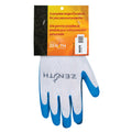 Natural Rubber Seamless Knit Coated Gloves, 10, Rubber Latex Coating, 10 Gauge, Polyester/Cotton Shell