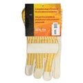 Standard-Duty Dry-Palm Fitters Gloves, X-Large, Grain Cowhide Palm, Cotton Inner Lining