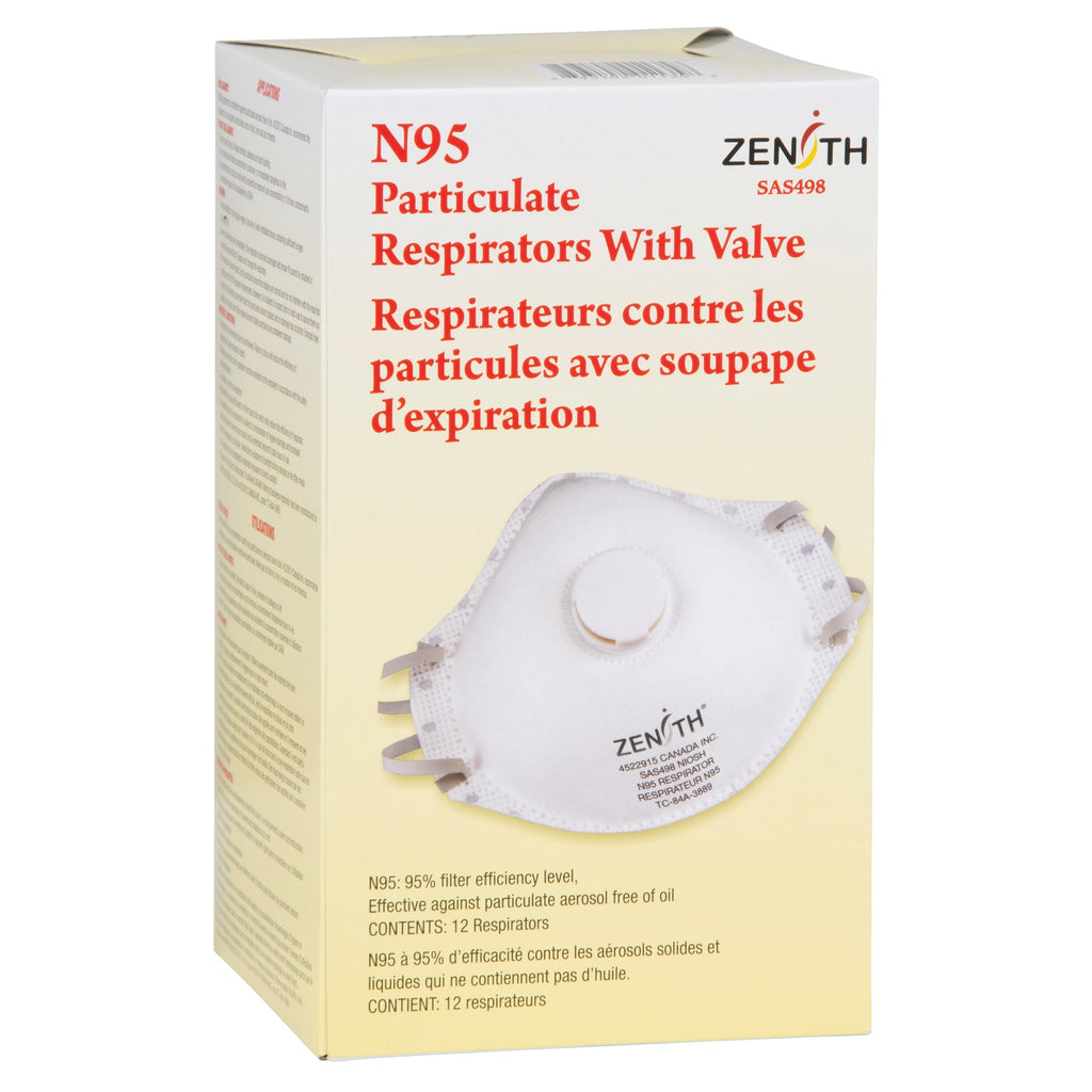 Particulate Respirators, N95, NIOSH Certified, Medium/Large