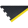 Anti-Fatigue Dome Matting, Bubbled, 3' x 4' x 1/2", Black, Rubber
