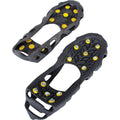 Heavy-Duty Anti-Slip Ice Cleats, Steel, Stud Traction, Large