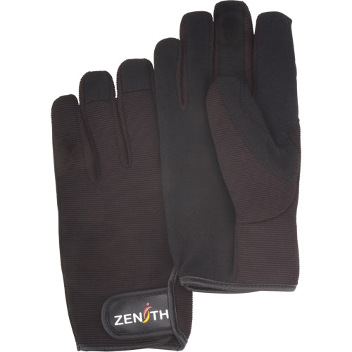 ZM100 Mechanic's Gloves, Synthetic Palm, Size Medium