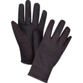 Jersey Gloves, Large, Brown, Red Fleece, Slip-On