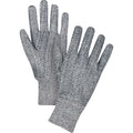 Jersey Gloves, Large, Salt & Pepper, Unlined, Knit Wrist