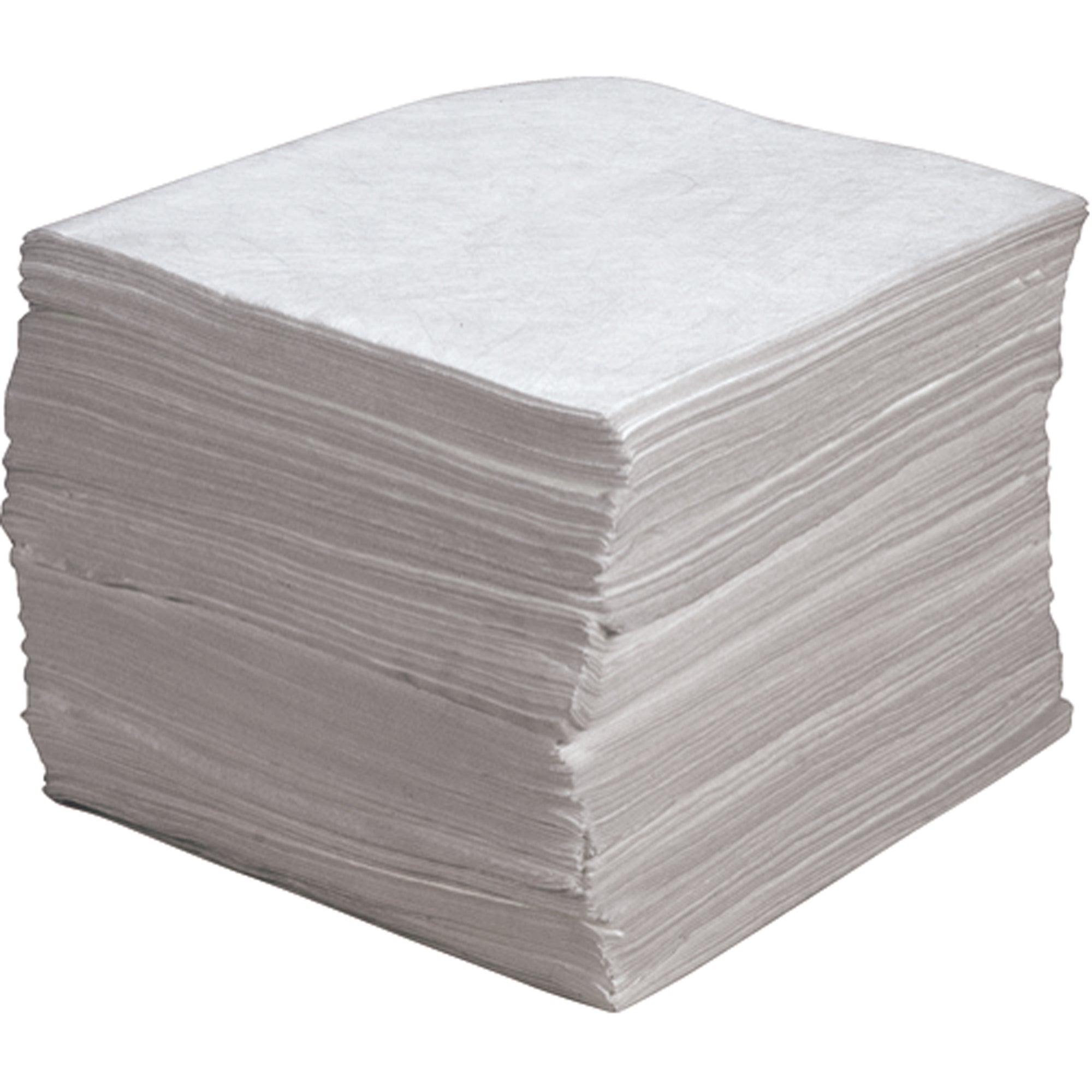 Premium Meltblown Sorbent Pads, Oil Only, 15" x 17", 30 gal. Absorbancy