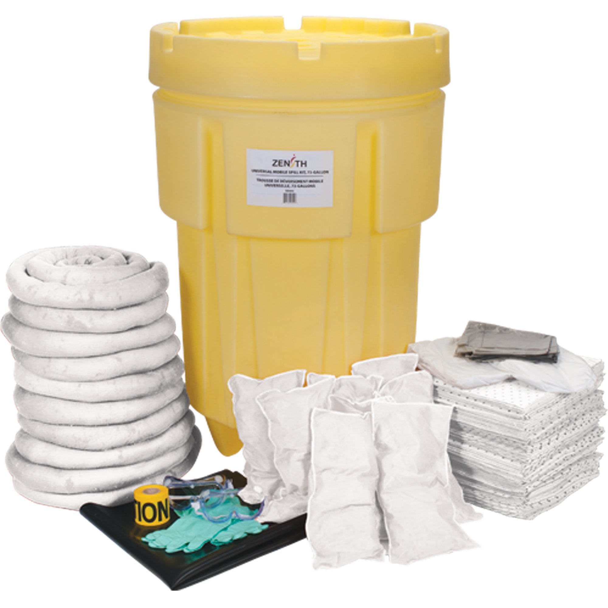 Premium Shop Spill Kit, Oil Only, Drum, 95 US gal. Absorbancy