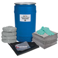 Premium Shop Spill Kit, Universal, Drum, 30 US gal. Absorbancy