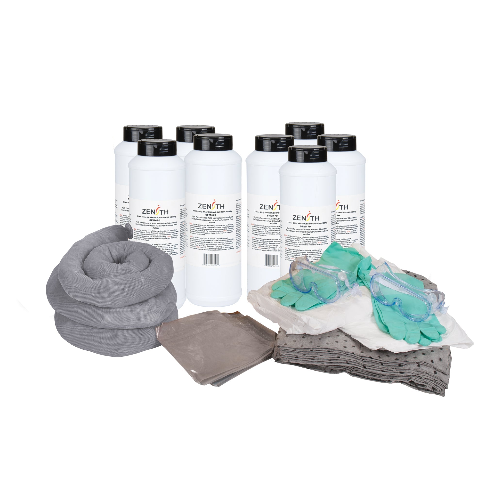 20-Gallon Battery Acid Replacement Kit, Hazmat