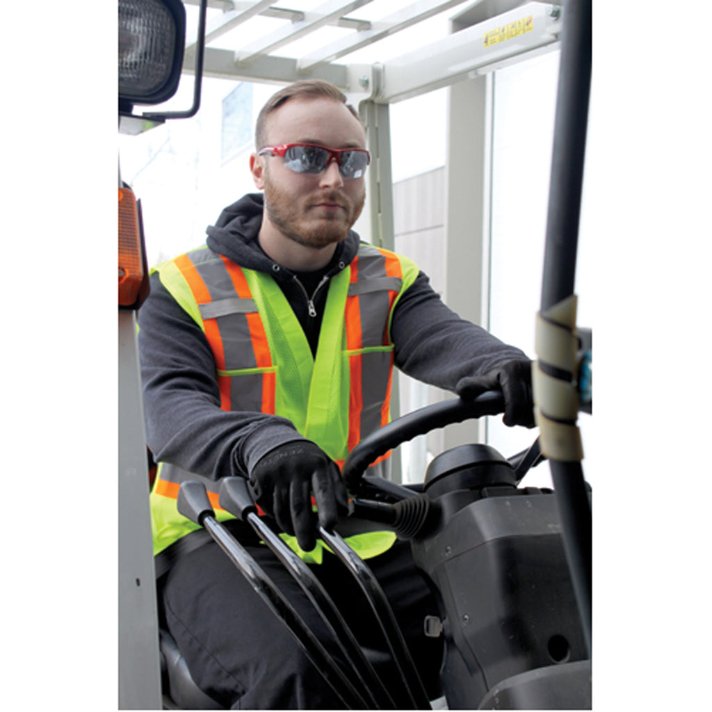 Z1900 Series Safety Glasses, Blue Lens, Anti-Scratch, Meets/Exceeds CSA Z94.3