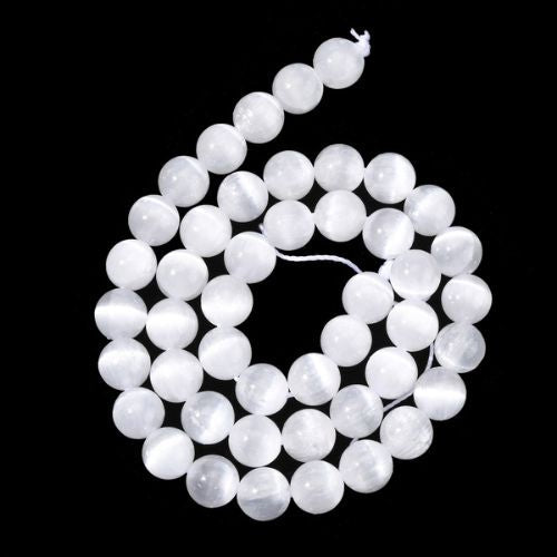Satin Spar Gemstone Beads