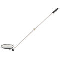 Inspection Mirror, 8.5" dia., Round, 47" Handle