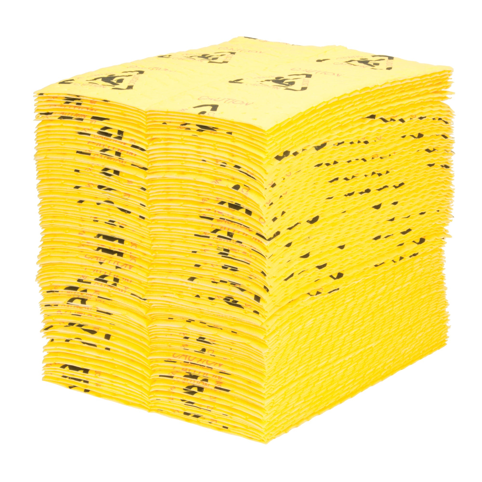 Premium Caution Pads, Universal, 15" x 18", 24.4 gal. Absorbancy