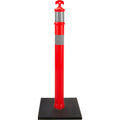 High-Visibility Delineator Post, 42" H, Orange