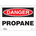 "Propane" Sign, 7" x 10", Aluminum, English