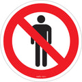 Do Not Enter CSA Standard Safety Sign