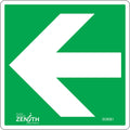 Arrow CSA Standard Safety Sign, 6" x 6", Vinyl, Pictogram
