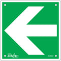 Arrow CSA Standard Safety Sign, 6" x 6", Plastic, Pictogram