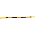 Retractable Cone Bar, 7'2" Extended Length, Black/Yellow